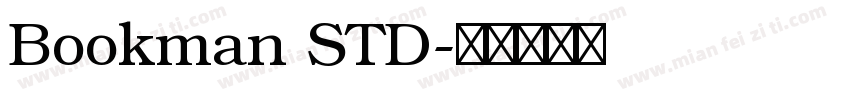 Bookman STD字体转换